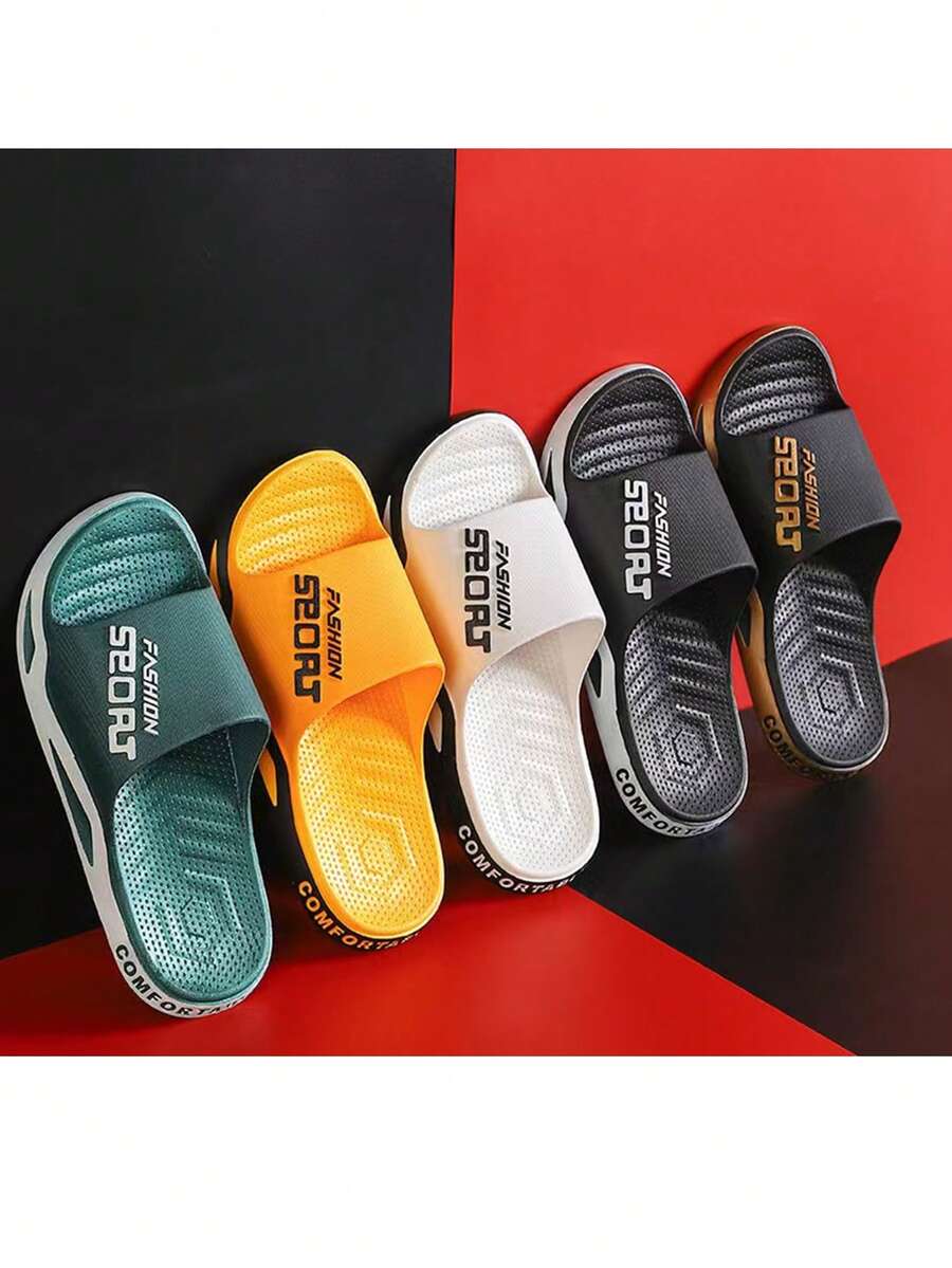 Dép quai ngang thường ngày, dép mềm mại và thoải mái cho gia đình, phòng tắm và ngoài trời - xanh quân đội - Xem 1