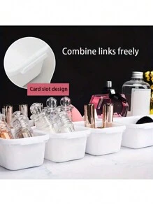 8 件装多功能文具收纳盒 - 大容量收纳盒，防水化妆盒，化妆品收纳盒，桌面收纳盒，办公用品收纳和组织，自由组合小物品收纳盒，厨房收纳盒，创意多用途塑料收纳盒，餐具收纳盒，化妆品收纳盒，桌面收纳盒，办公用品收纳和组织，自由组合小物品收纳盒，厨房，卧室，办公室，家居必备万圣节装饰、房间装饰、圣诞装饰、万圣节、万圣节装饰、圣诞节、万圣节装饰、圣诞装饰、秋季装饰、圣诞装饰、收纳、收纳 - 彩色 - 查看 7