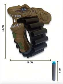 Dart Launcher Toy Target Machine Gun Nerf Gun 20 Darts - ventosa verde - 查看 5