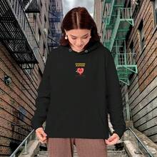 Comfortable Kangaroo Training Sweatshirt For Cold Weather Enjoy - 黑色 - 查看 2