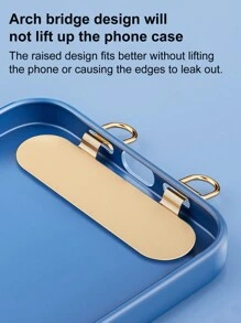 手机挂绳不锈钢夹双耳金属垫片挂绳固定细背带防丢结牢固连接件 - 彩色 - 查看 2