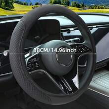 1 件装皮革压花舒适柔软汽车内饰配件套装 - 方向盘套/扶手垫/肩垫 - 均碼 - 查看 4