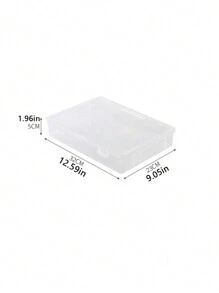1pc/2pcs/5pcs/10pcs/A4 Paper Storage Box, File & Contract Storage Box, Desktop Miscellaneous Storage Box, Covered Dust-Proof & Moisture-Proof Storage Box, Student Exam Paper & Document Storage Box, Office & Dorm Storage Accessory, Campus Supplies, Home Storage, Study Supplies, Organizing Accessory - Multicolor - View 14