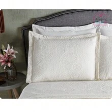 Kit With 2 Alice Quilted Protective Pillowcases - Yellow - View 2