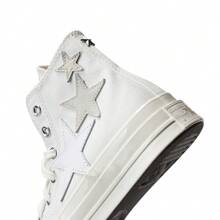Converse 2024 Unisex Chuck Taylor 70S SEASONAL High-Top Canvas Shoes/Vulcanized Shoes, Casual Comfortable Sneakers, Couple Shoes With Star Pattern, A11611C