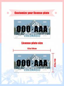 Personalized Car Tag License Plate, Checkered Name Car Tag, Front Car Tag, Custom License Plate, Personalized License Plate, Initial Car Tag Gifts Birthday Graduation