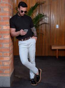 Men's Moccasin With Tractor Sole And Bridle Comfort And Elegance Modern Casual Social Men's Shoe - 咖啡棕 - 查看 3