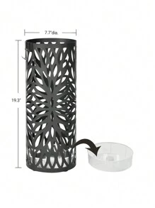 SONGMICS Umbrella Stand Rack, Free Standing Umbrella Holder, For Canes Walking Sticks - Black - View 10