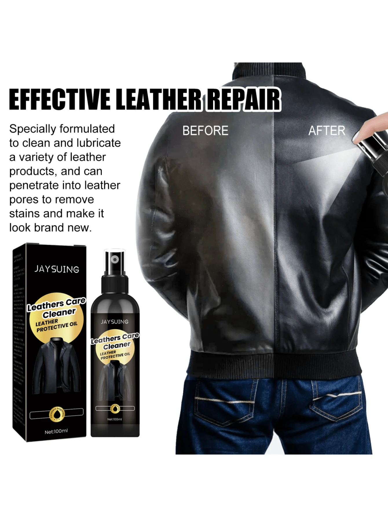 Jaysuing Leather Protective Oil Leather Sofa Leather Bag Leather Jacket