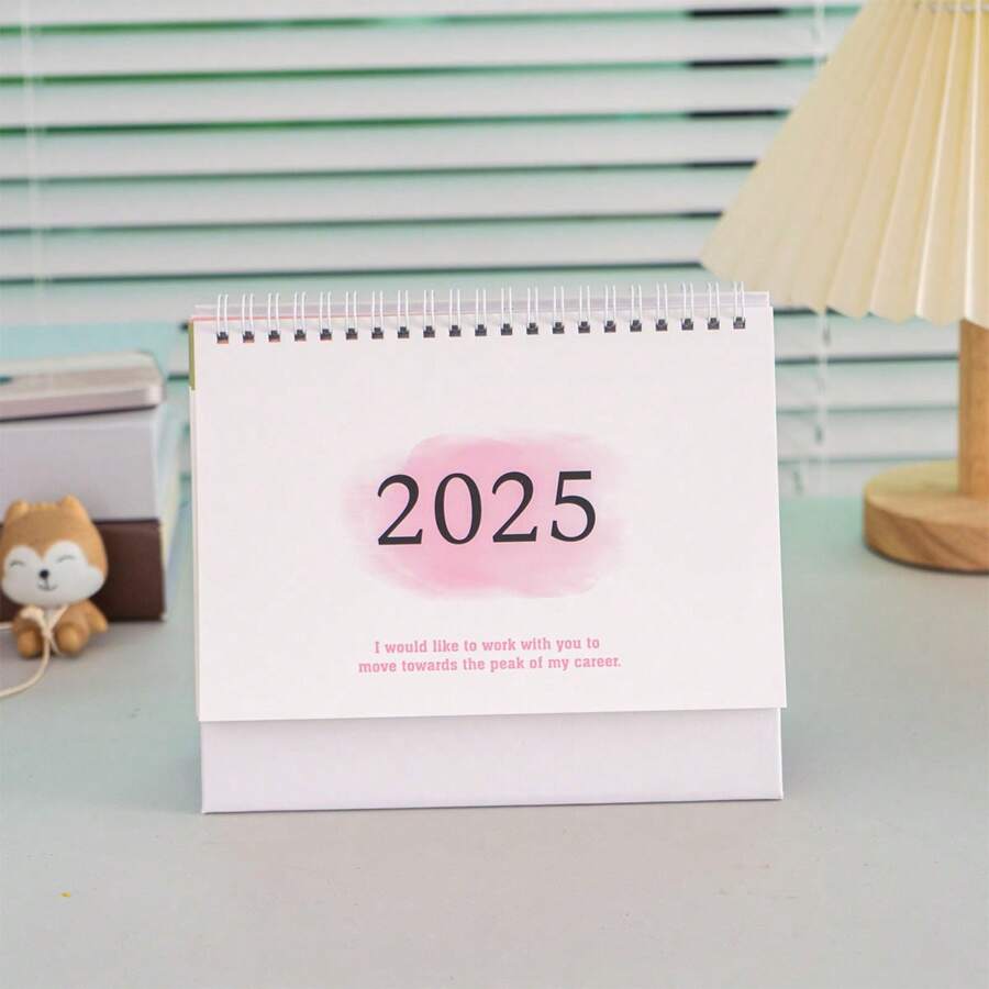 Neuer Tischkalender 2025 Check-In Kalender Desktop Ornament Memo