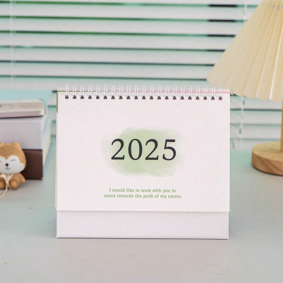 Neuer Tischkalender 2025 Check-In Kalender Desktop Ornament Memo