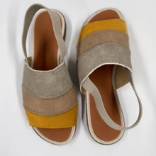 LORE Women's Flat Sandal - 米色 - 查看 4