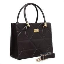 ELEGANT CASUAL WOMEN'S BAG NEW LORENA VITORIA ORIGINAL CROSSBODY AND HAND STRAP - 咖啡棕 - 查看 2