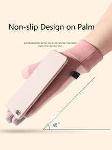 Găng tay thể thao mùa đông chống trượt màn hình cảm ứng chống thấm nước dành cho nam và nữ, thích hợp để chạy bộ, đạp xe, trượt tuyết, đi bộ đường dài trong thời tiết lạnh, găng tay giữ ấm mùa đông - Nhiều màu - Xem 4