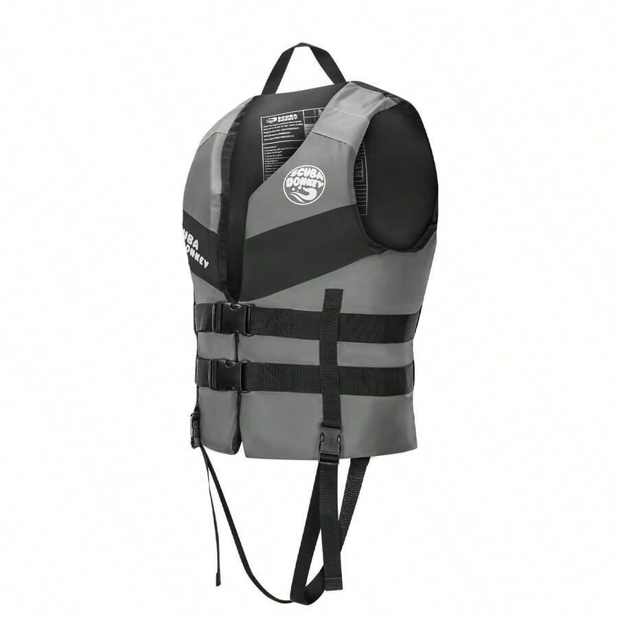 浮力背心成人可调节游泳背心浮力辅助器适用于钓鱼漂流水上运动 88.18-242.51LB，浮力等级 50N