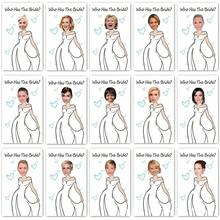 Bridal Shower Game Card Wedding Party Scratch Card Who Is The Bride - Multicolor - View 5