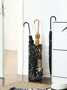 SONGMICS Umbrella Stand Rack, Free Standing Umbrella Holder, For Canes Walking Sticks - Black - View 1