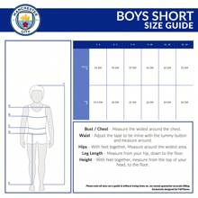 Manchester City FC Boys Shorts 2 Pack PE Shorts Football Bottoms