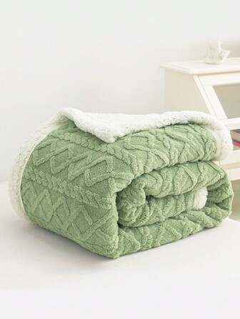 1PC 70*100cm/27.6*39.4inch Baby Blanket,Solid Double Material,Solid Color, Double-Sided Material, Soft And Comfortable, Nursery Room Love Valentine