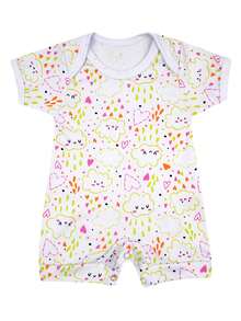 BEBE FOFUXO Baby Sunbathing Ribbed Printed Top (S/M/L) - 彩色 - 查看 3