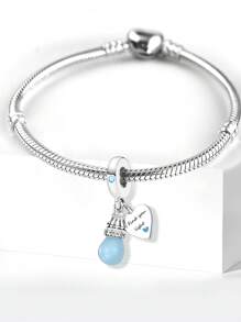 1Pc Giáng sinh thời trang dễ thương bóng đèn phát sáng loạt hạt quyến rũ phù hợp cho phụ nữ vòng tay vòng đeo tay tự làm đồ trang sức và trang phục hàng ngày phù hợp trang trí đồ trang sức cho bé gái - bóng đèn 3D - Xem 1