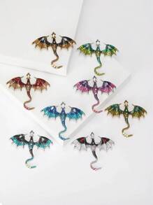 Broches de dragón volador esmaltados de moda para mujeres, pines de animales unisex, disponibles en varios colores, accesorios para oficina, fiesta y regalos