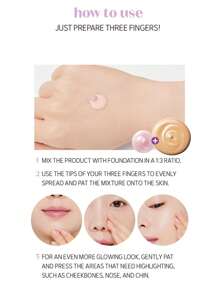 ETUDE 仙女光彩滋养霜，多功能妆前乳/底霜，打造自然透亮、弹润柔滑、水润饱满的肌肤，蕴含低分子透明质酸、摩洛哥阿甘油和鳄梨油，完美妆前乳，24克/0.85盎司。韩国化妆品，礼品装。 - 24g/0.85oz. - 查看 9
