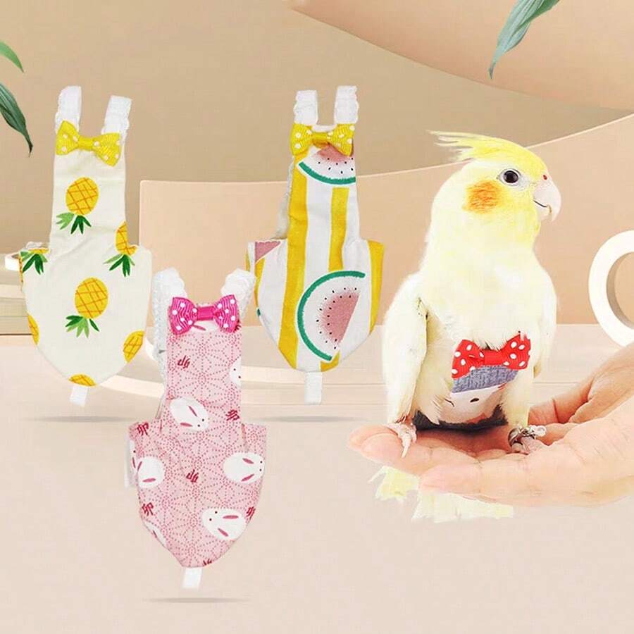 Peony Phoenix Parrot Diaper Pouch Droppings Diaper Paper Diaper Pants