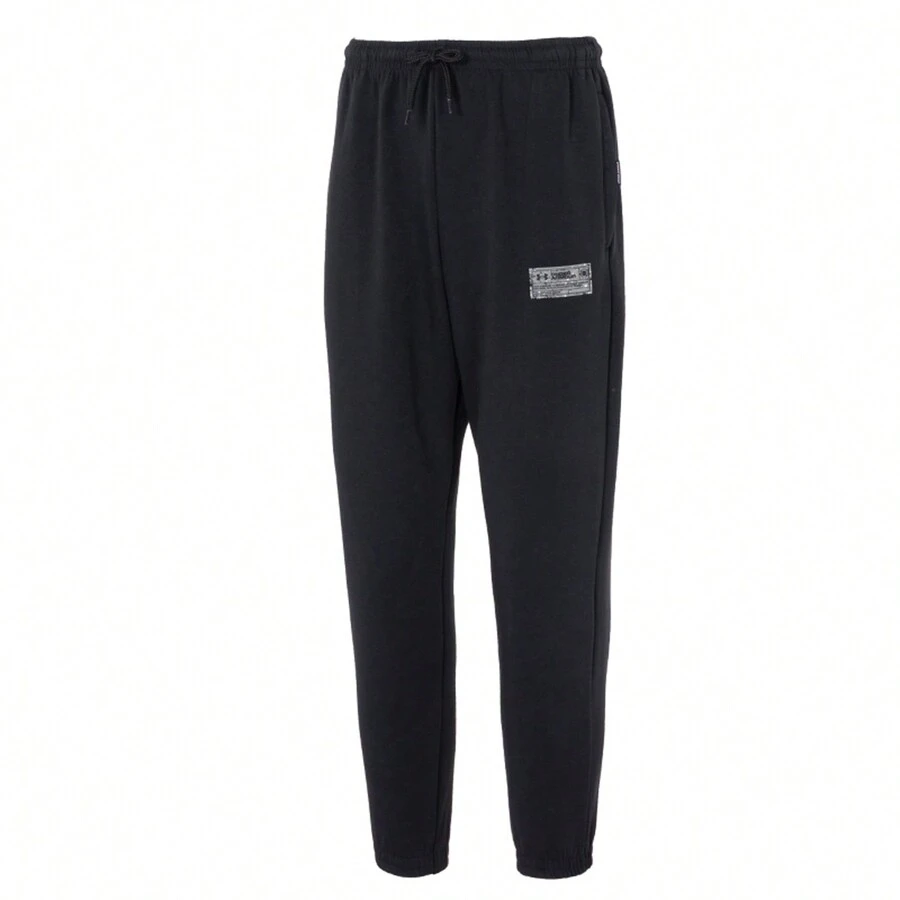 Under Armour 1 quần dài thường ngày thoáng khí màu đen, quần chạy bộ dệt kim dáng rộng, 1377175-001 - màu đen - Xem 1