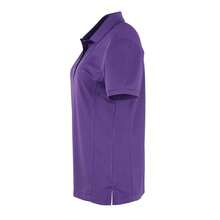 Premier Womens/Ladies Coolchecker Pique Polo Shirt - 100% Polyester - 155gsm - (PC5614) - Purple - View 3