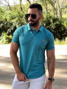 Kit 5 Adult Suede Polo Collar Shirts - Nhiều màu - Xem 2