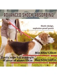 战术狗背带适用于大型犬无拉力可调节宠物背带反光工作训练易于控制宠物背心狗背带 - 深灰色 - 查看 3