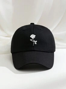 1 chiếc mũ bóng chày in hoa hồng, mũ chơi golf thoáng khí có thể điều chỉnh dành cho nữ, mũ chống nắng vành cong thời trang mùa hè cho cả nam và nữ ngày lễ tình nhân - in - Xem 21