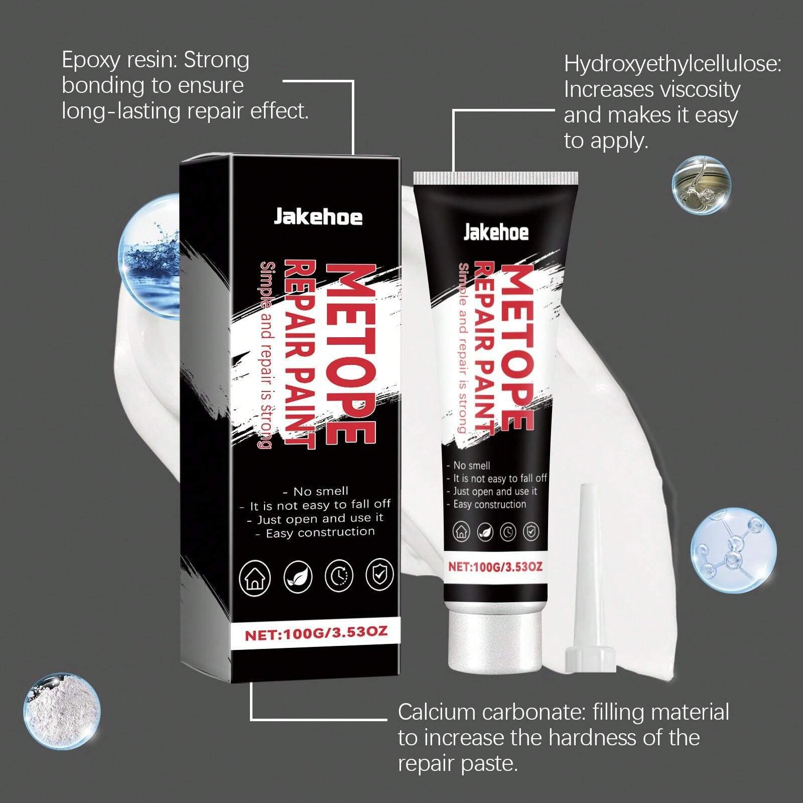 1 Piece Of Wall Repair Paste Wall Renovation Cover Decontamination Wall