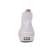 Converse Chuck Taylor de caña alta con cordones para mujer, color blanco, temporada 2025, 568498C - Blanco - Ver 4