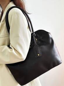 Vintage Torba o dużej pojemności 2024 Elegancka torba na ramię, minimalistyczna torba pod pachami do dojazdów do pracy