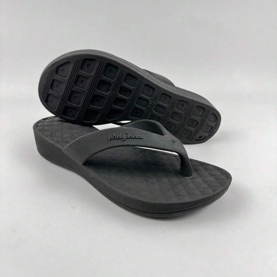 Women's Massage Slippers Lightweight Soft Relief For The Feet - màu đen - Xem 1