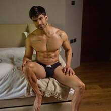 Men Briefs - Blue - View 2