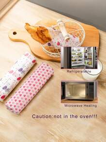 50pcs/Set Pastry Pad Printed Love Food Wrapping Paper Oil-Proof Baking Wax Paper Pastry Paper - Multicolor - View 4