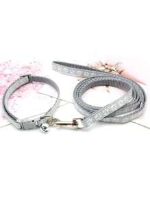 Collares reflejantes para mascotas (gatos y perros) con lazo ajustable en forma de campana, correa universal