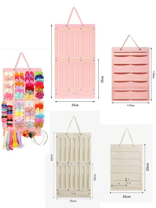 1PC Felt Hair Accessories Organizer, Hair Bows Holder Large Capacity, Hair Clips Storage Hanger For Girls, Baby Hair Accessory Organizer Display Wall Hanging Decor For Girl Room Nursery Decors. Love Valentine