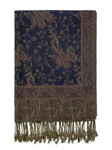 1 chiếc khăn quàng cổ nữ, băng đô tua rua phong cách Bohemian, khăn trùm đầu họa tiết Paisley cổ điển thời trang, khăn choàng chống nắng thanh lịch, thích hợp cho sử dụng hàng ngày và làm quà tặng ngày lễ. - Ái Thanh - Xem 6