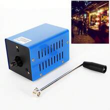 Manual Hand Crank Generator USB Charger Outdoor Camping Generator Portable 20W - Blue - View 11