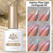 BORN PRETTY BORN PRETTY Gel de uñas UV de 10ml con efecto arcoíris y luz acuática, con acabado brillante como un cuento de hadas