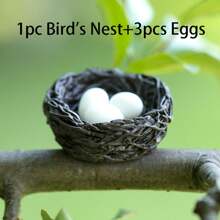 8pcs Phim hoạt hình dễ thương Chim Khu vườn cổ tích Ngon Phụ kiện Thu nhỏ Hình động vật Nhựa Thủ công mỹ nghệ Trang trí Đồ trang trí - Nhiều màu - Xem 19