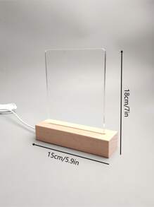 1 Stück personalisierte Musik LED Nachtlicht, personalisierte LED Musik Plakette, personalisierte LED Lampe mit Bild und Holzsockel, personalisierte Lied Acryl Plakette, personalisierte Bild Lied Lampe, Musik Foto Plakette Geschenk, beleuchtete Musik Plakette, Valentinstag Geschenk, Paar Geschenk, Erste Hochzeitsjahrestag Geschenk, Einweihungsgeschenk, Geschenk für Freund/in, Ehefrau/Mann, Weihnachtsgeschenk