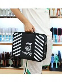 Barber Hairstylist Tool Kit, Multi-Function Storage Box, Scissors Comb Hair Styling Tools Organizer