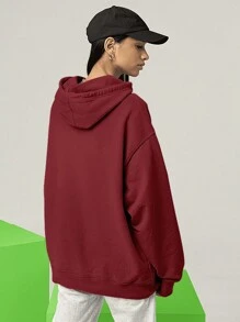 Sweatshirt Cat Bad Mood Cat Kitten Caffeine Coffee CANGURU 2502 GEEK FLUX - 紫紅色 - 查看 7