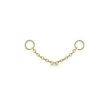 1pc Stainless Steel Chain, Suitable For Hoop Earrings, Spiral Earrings, Can Be Layered - Ring - View 10