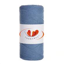 2mm Hollow  Yarn, Japanese Style Linen Round Rope For Crocheting & Weaving, Bag Making